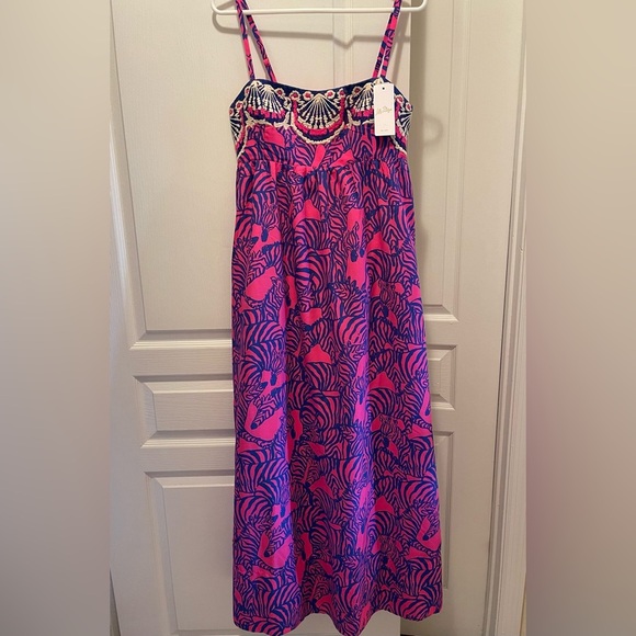 Lilly Pulitzer Dresses & Skirts - Lilly Pulitzer Bernadetta Maxi Dress Wild Nights Size 8